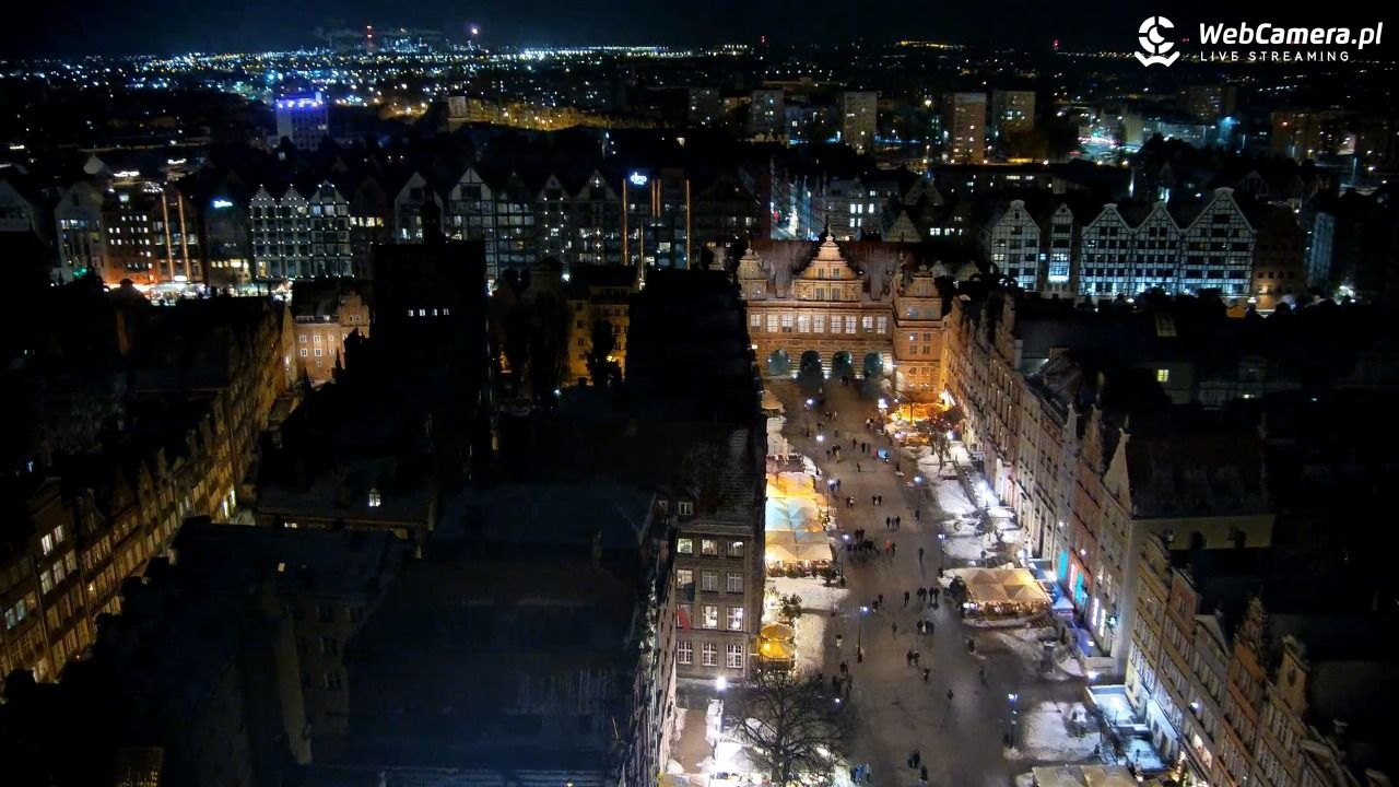 Gdańsk - widok na Długi Targ NOWOŚĆ - 20 luty 2026, 20:58