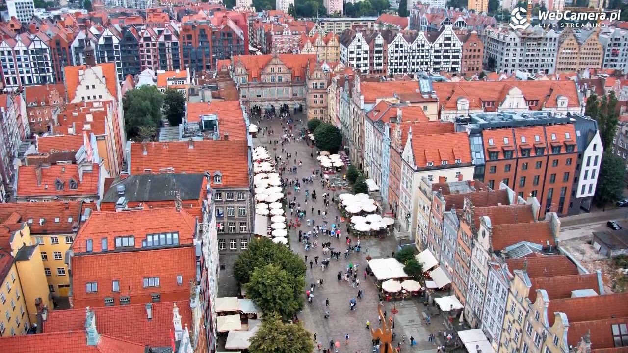 Gdańsk - widok na Długi Targ NOWOŚĆ - 05 lipiec 2025, 20:06