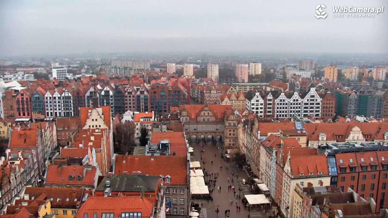 Gdańsk - widok na Długi Targ NOWOŚĆ - 10 grudzień 2025, 10:58