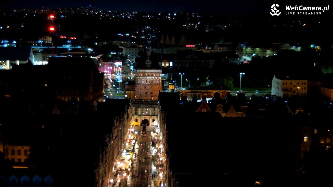 Gdańsk - widok na Długi Targ NOWOŚĆ - 02 wresień 2025, 20:27