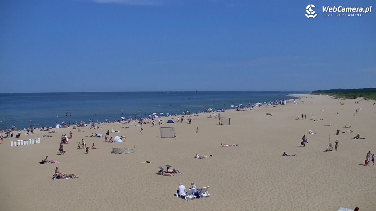 Gdańsk - widok na PLAŻĘ STOGI NOWOŚĆ - 21 czerwiec 2026, 14:05