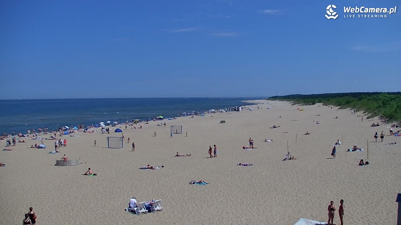 Gdańsk - widok na PLAŻĘ STOGI NOWOŚĆ - 21 czerwiec 2026, 13:22