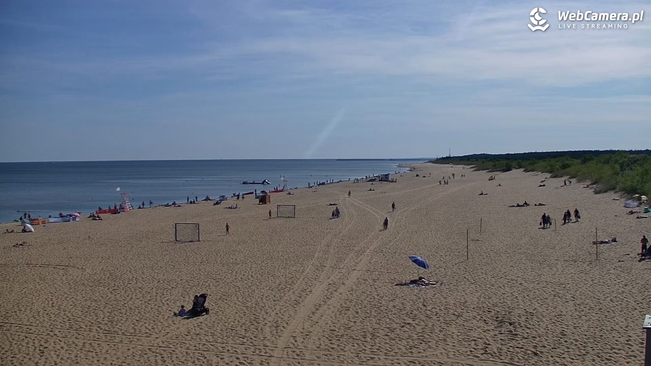 Gdańsk - widok na PLAŻĘ STOGI NOWOŚĆ - 15 sierpień 2026, 09:53