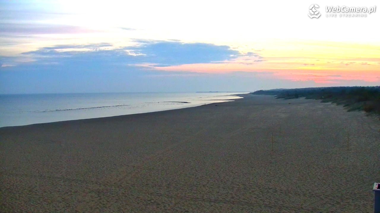 Gdańsk - widok na PLAŻĘ STOGI NOWOŚĆ - 22 październik 2025, 07:24