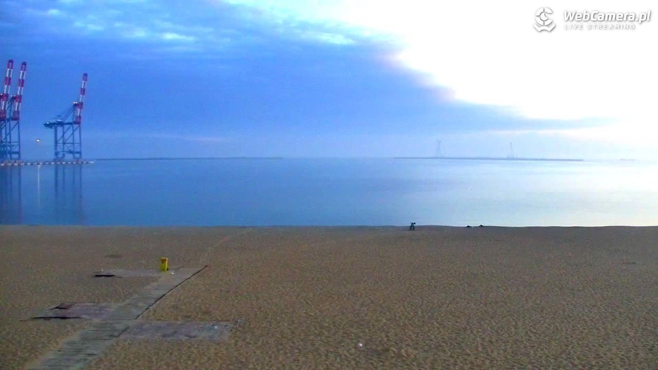 Gdańsk - widok na PLAŻĘ STOGI NOWOŚĆ - 03 październik 2026, 07:01