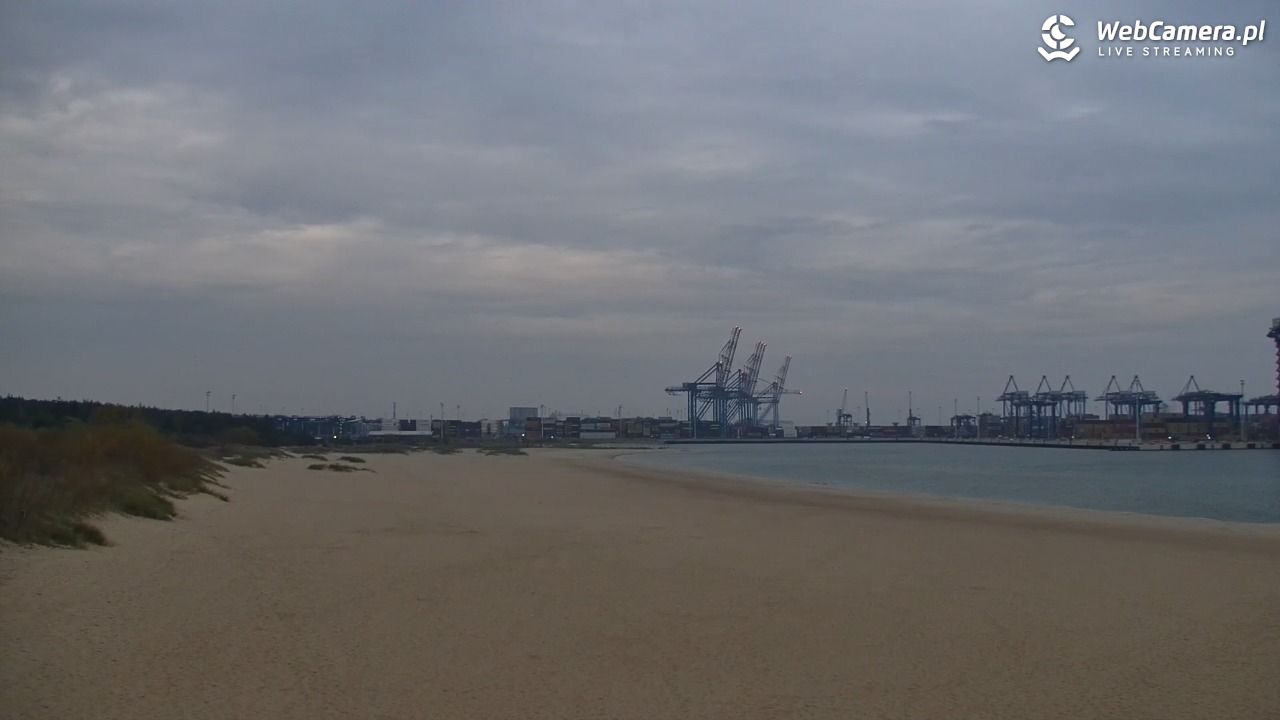 Gdańsk - widok na PLAŻĘ STOGI NOWOŚĆ - 22 październik 2025, 16:50