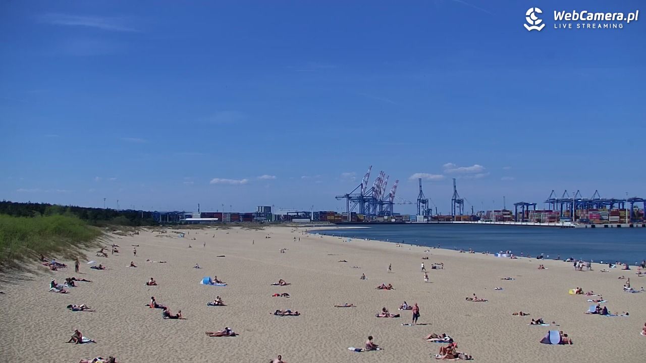 Gdańsk - widok na PLAŻĘ STOGI NOWOŚĆ - 03 maj 2026, 13:37