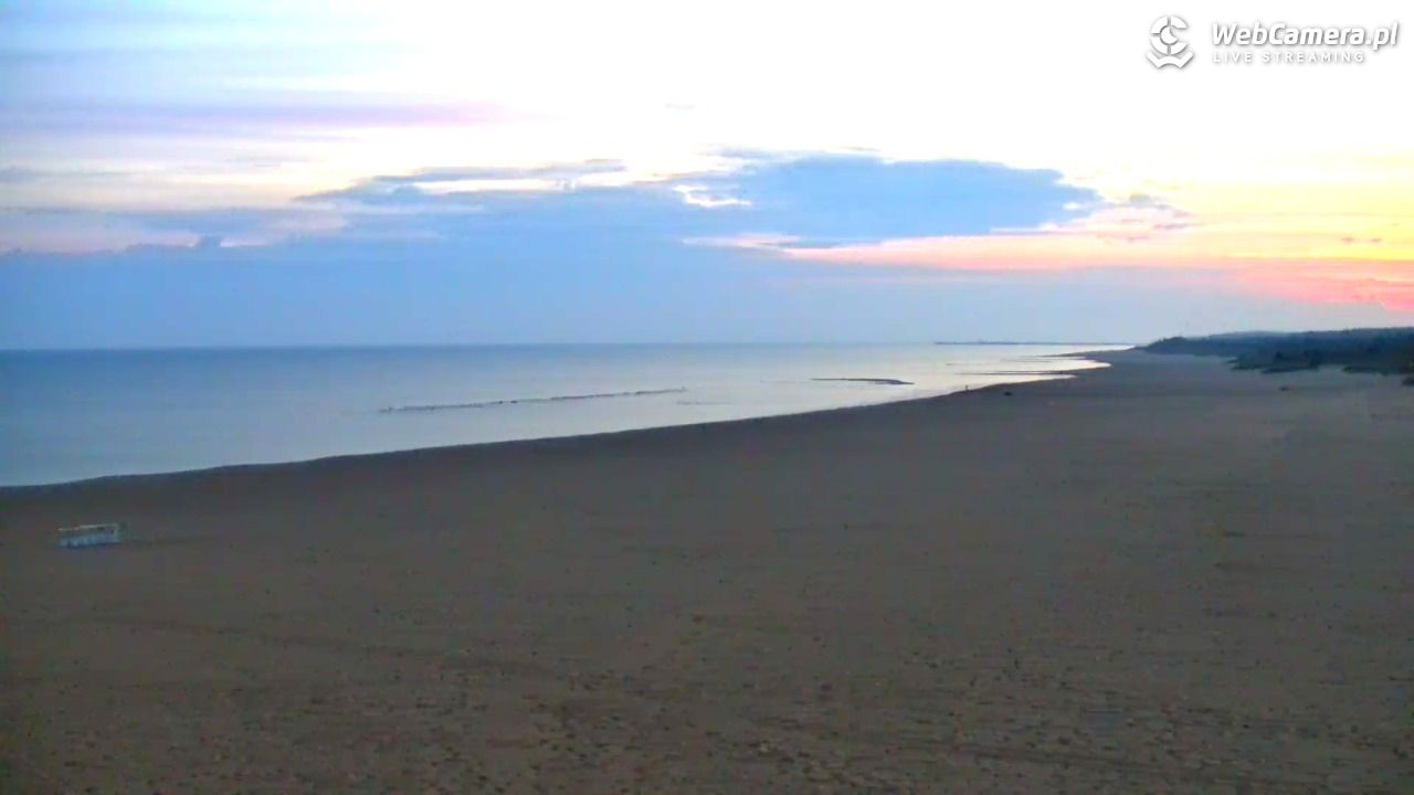 Gdańsk - widok na PLAŻĘ STOGI NOWOŚĆ - 22 październik 2025, 07:24