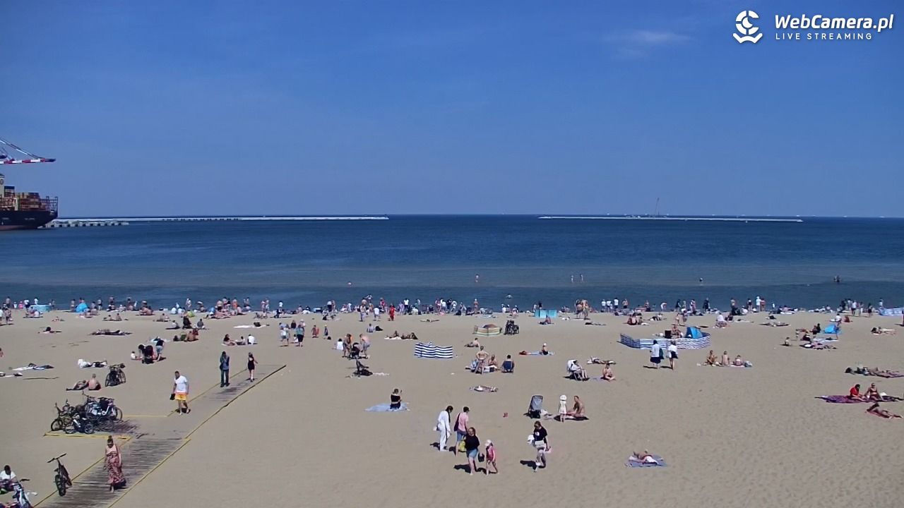Gdańsk - widok na PLAŻĘ STOGI NOWOŚĆ - 03 maj 2026, 13:19
