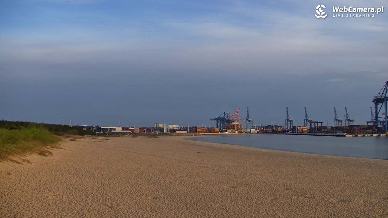 Gdańsk - widok na PLAŻĘ STOGI NOWOŚĆ - 04 maj 2026, 05:57