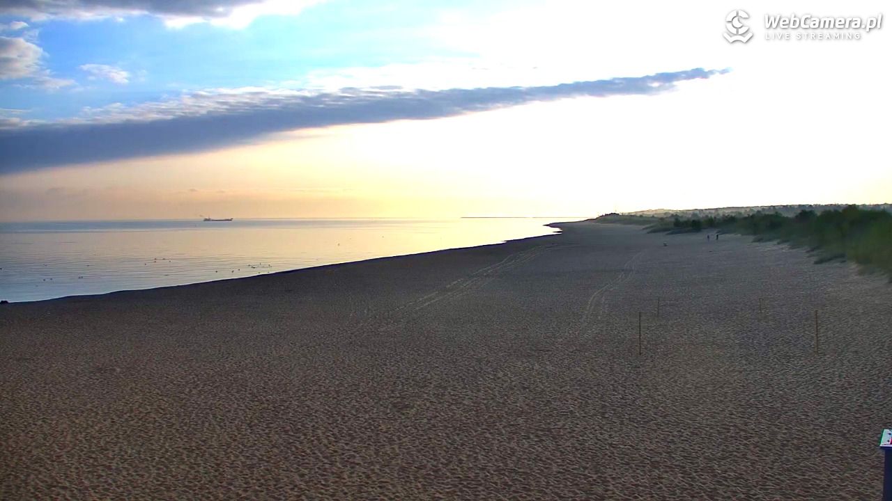 Gdańsk - widok na PLAŻĘ STOGI NOWOŚĆ - 03 październik 2026, 07:50