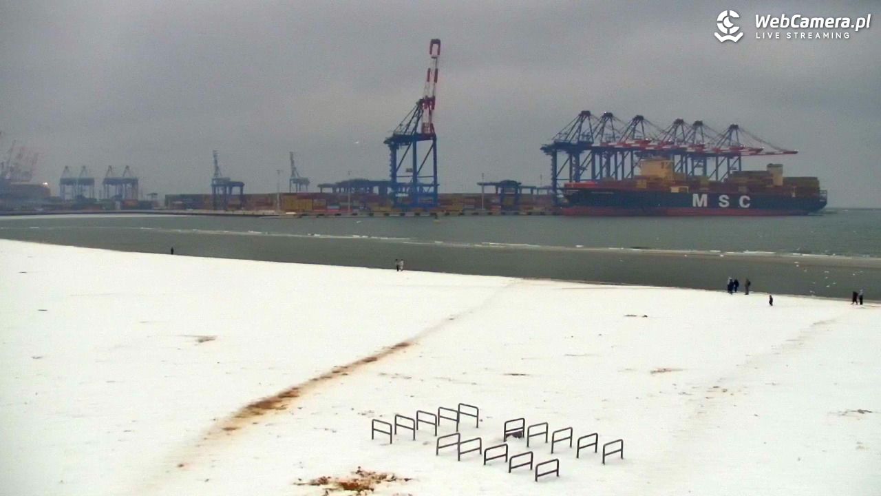 Gdańsk - widok na PLAŻĘ STOGI NOWOŚĆ - 26 styczeń 2026, 13:39