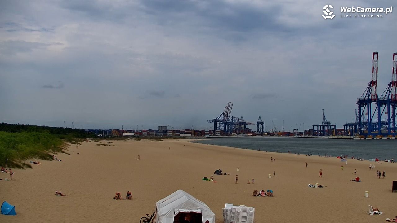 Gdańsk - widok na PLAŻĘ STOGI NOWOŚĆ - 03 lipiec 2025, 11:51