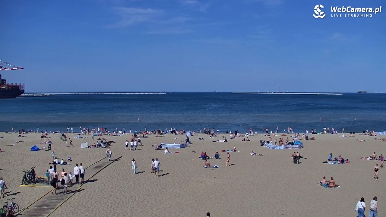 Gdańsk - widok na PLAŻĘ STOGI NOWOŚĆ - 03 maj 2026, 15:23