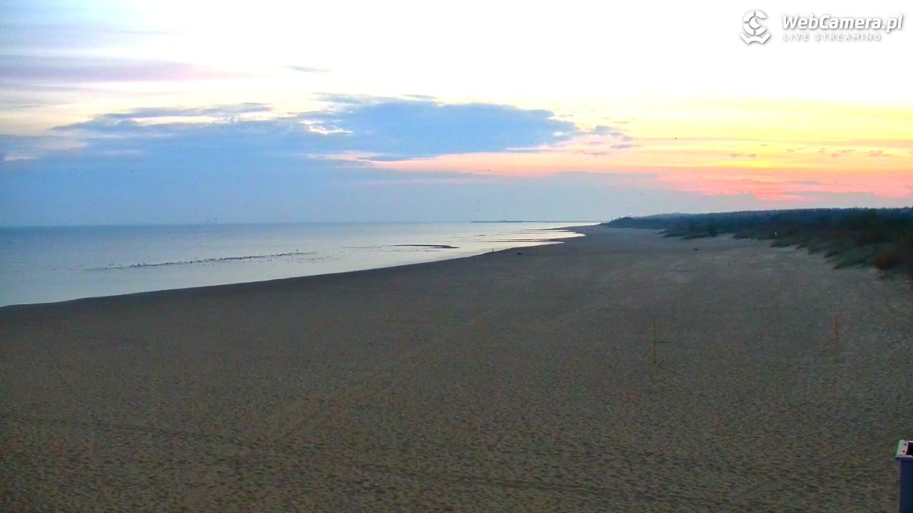 Gdańsk - widok na PLAŻĘ STOGI NOWOŚĆ - 22 październik 2025, 07:24
