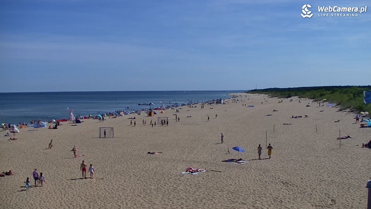 Gdańsk - widok na PLAŻĘ STOGI NOWOŚĆ - 15 sierpień 2026, 11:16