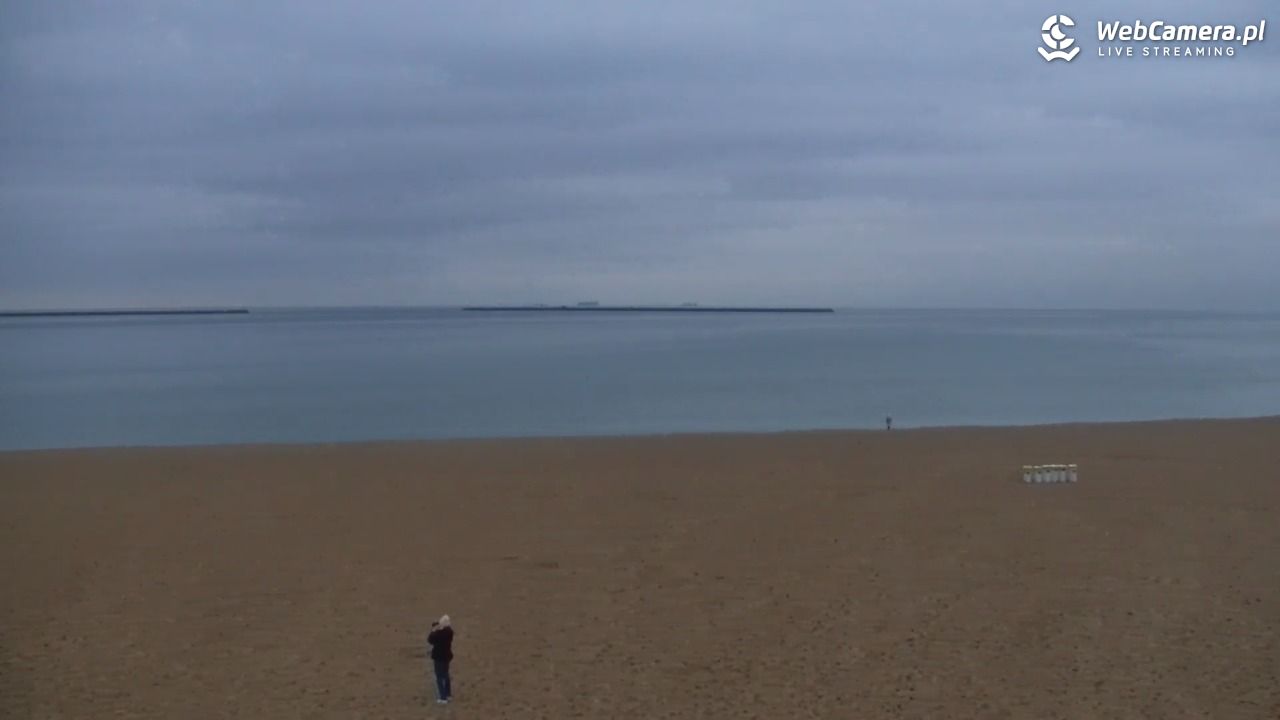 Gdańsk - widok na PLAŻĘ STOGI NOWOŚĆ - 10 grudzień 2025, 14:05