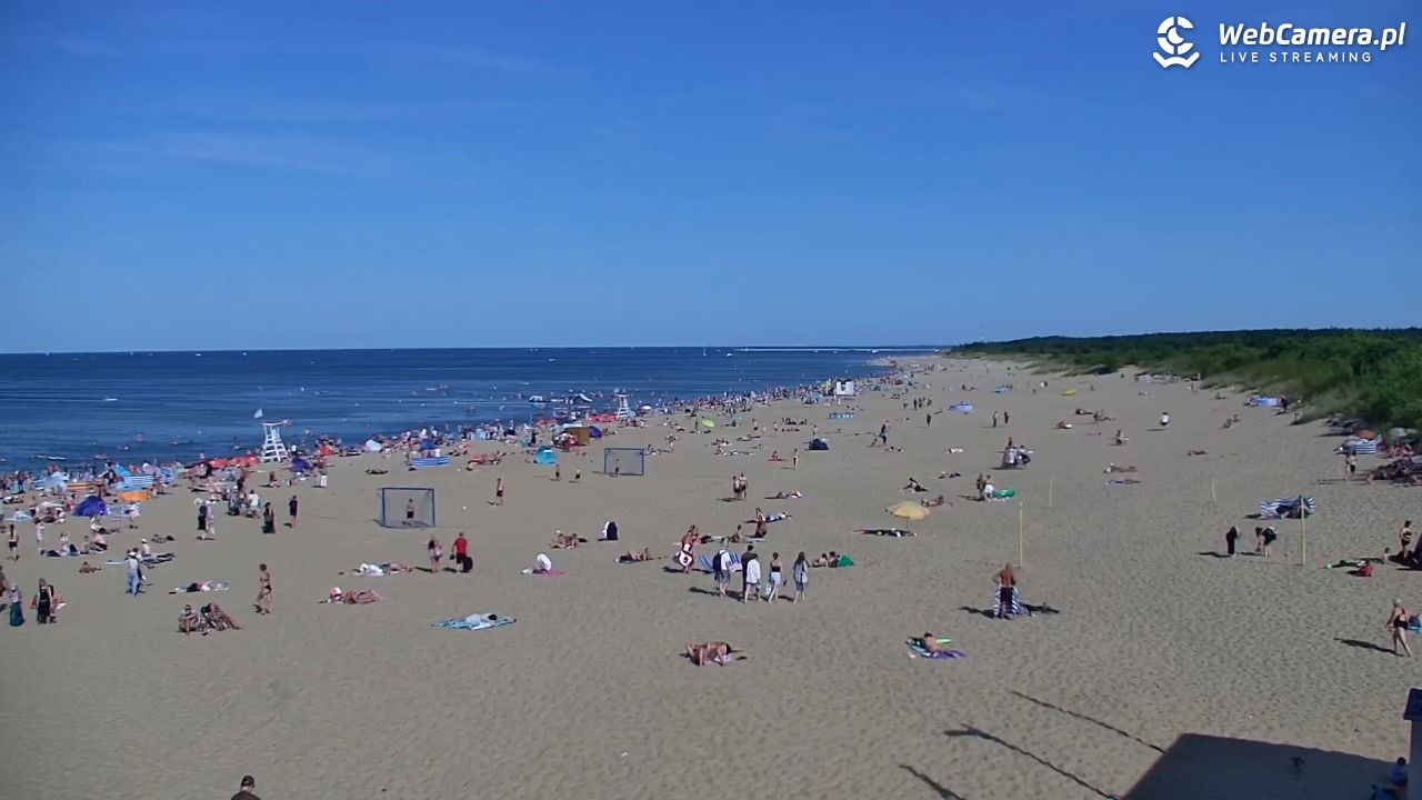 Gdańsk - widok na PLAŻĘ STOGI NOWOŚĆ - 15 sierpień 2026, 16:17