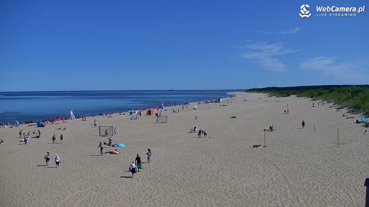 Gdańsk - widok na PLAŻĘ STOGI NOWOŚĆ - 13 sierpień 2026, 12:59