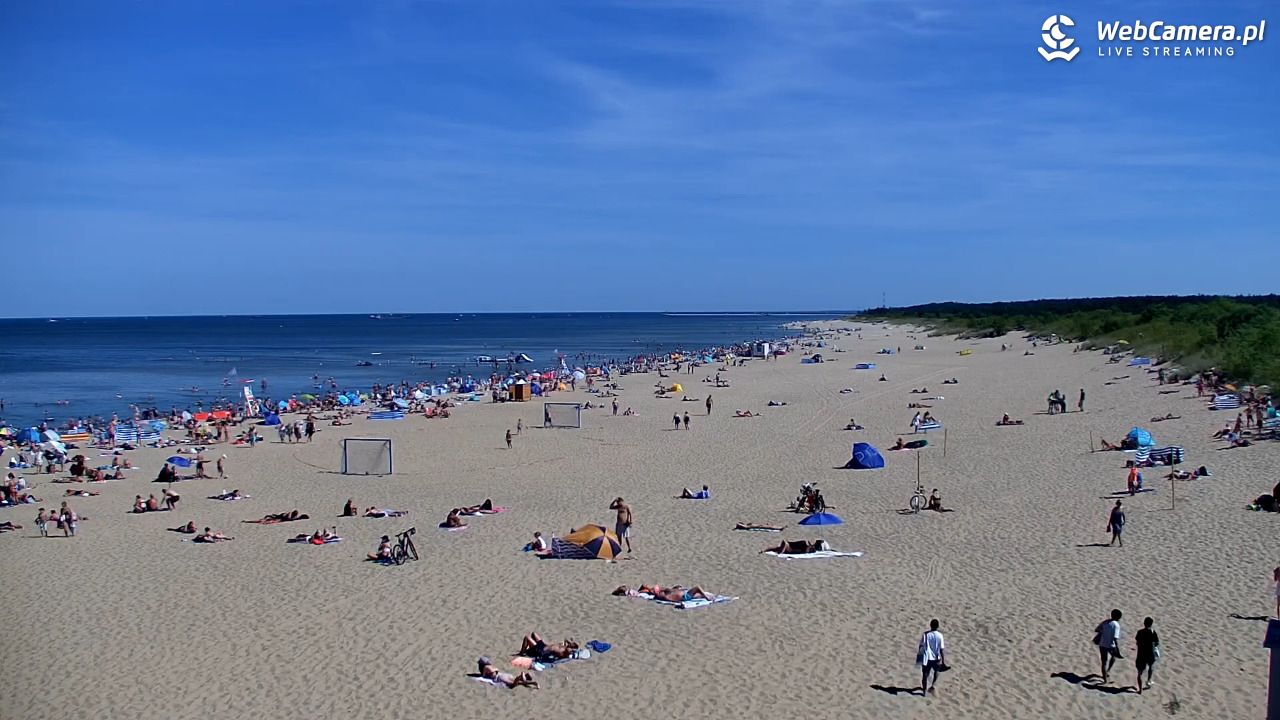 Gdańsk - widok na PLAŻĘ STOGI NOWOŚĆ - 15 sierpień 2026, 13:27