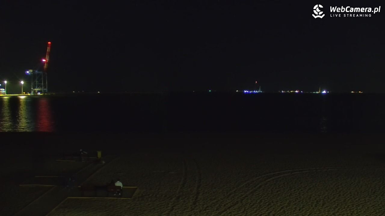 Gdańsk - widok na PLAŻĘ STOGI NOWOŚĆ - 28 wresień 2026, 20:06