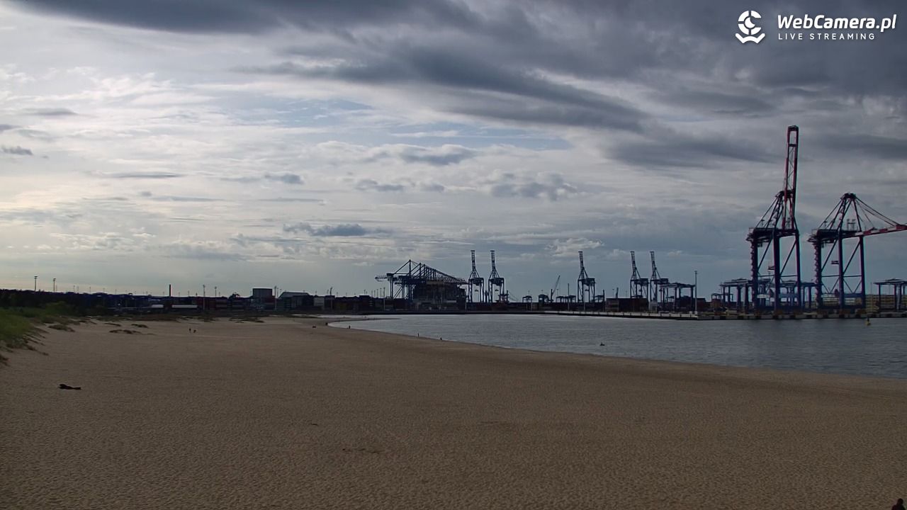 Gdańsk - widok na PLAŻĘ STOGI NOWOŚĆ - 13 maj 2025, 18:03