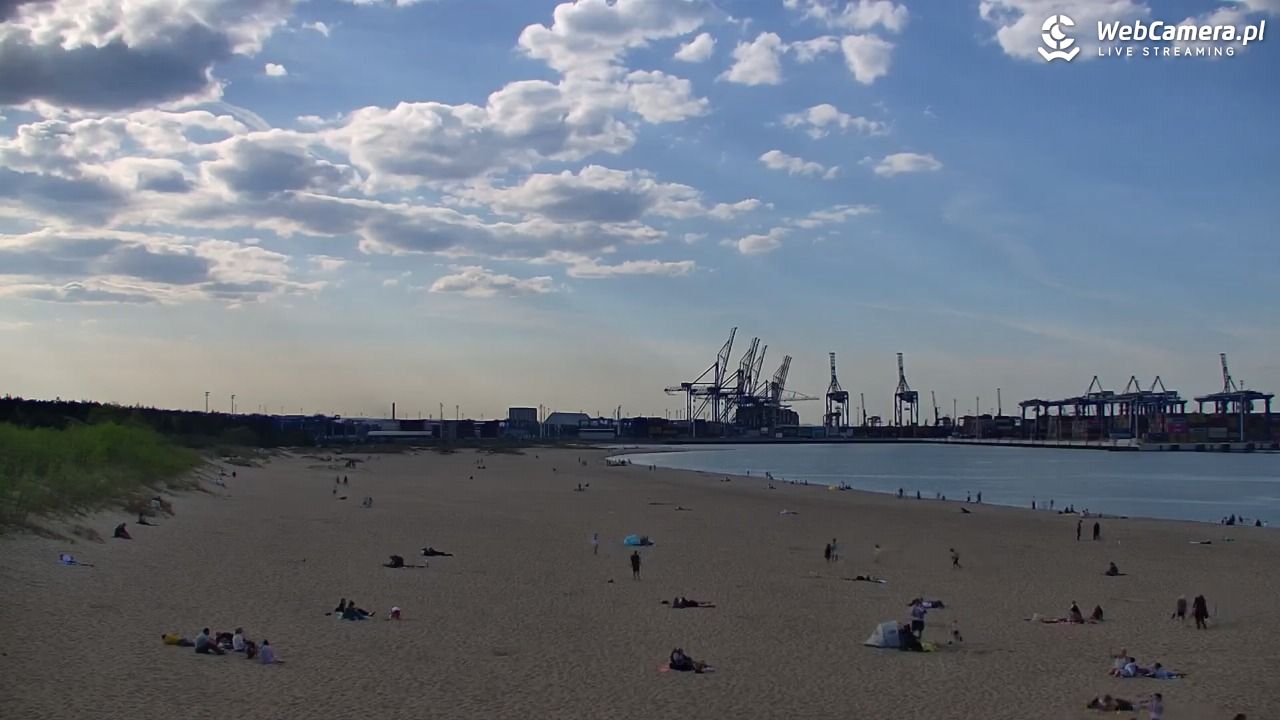 Gdańsk - widok na PLAŻĘ STOGI NOWOŚĆ - 03 maj 2026, 17:04