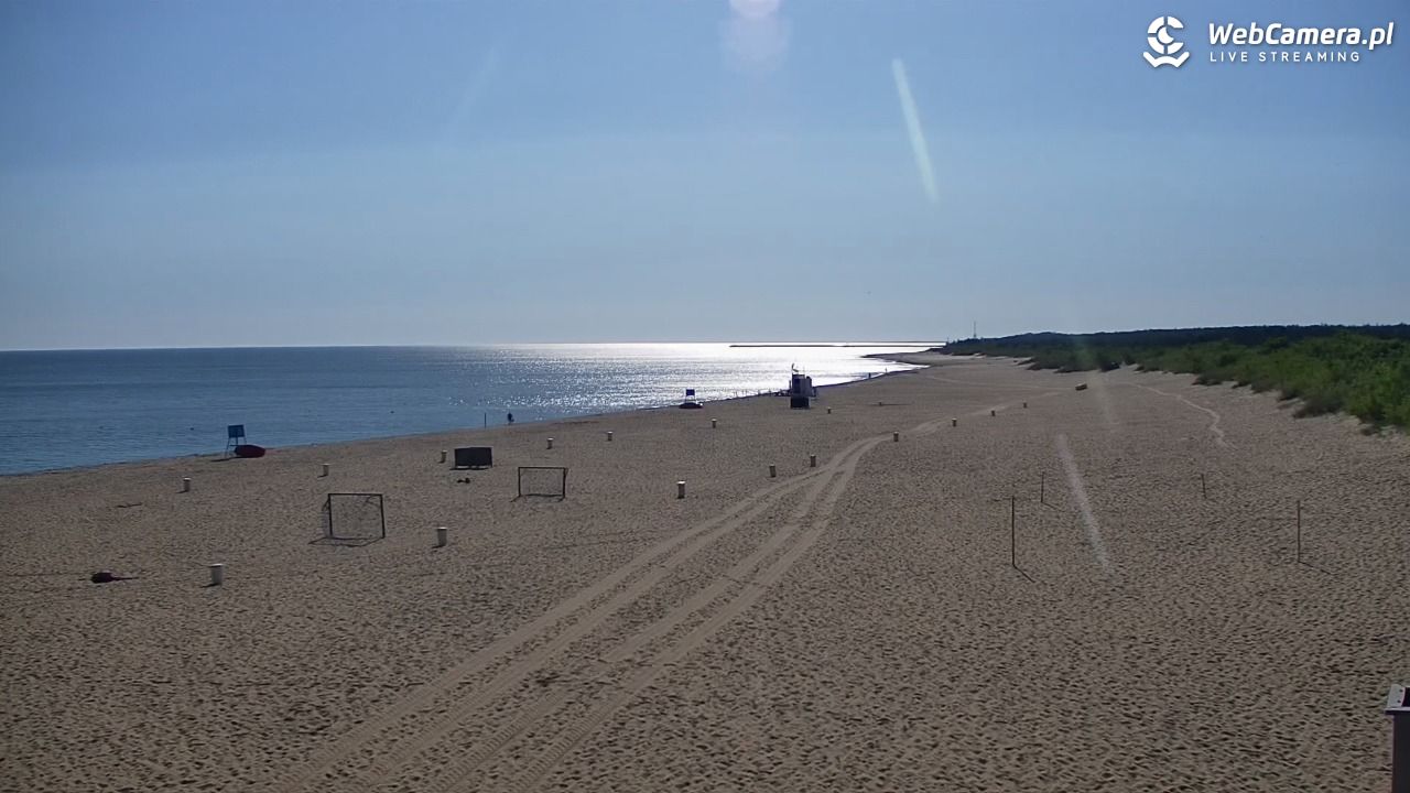 Gdańsk - widok na PLAŻĘ STOGI NOWOŚĆ - 03 lipiec 2025, 08:09