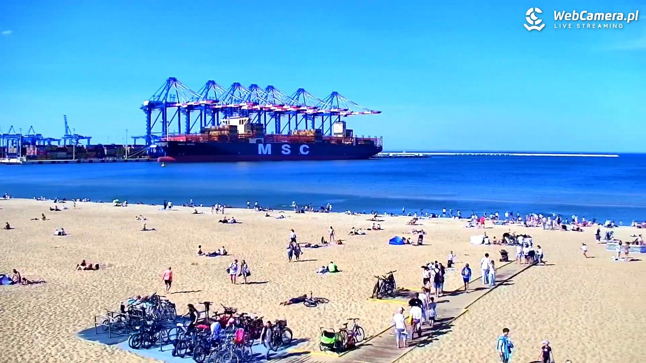 Gdańsk - widok na PLAŻĘ STOGI NOWOŚĆ - 03 maj 2026, 15:32