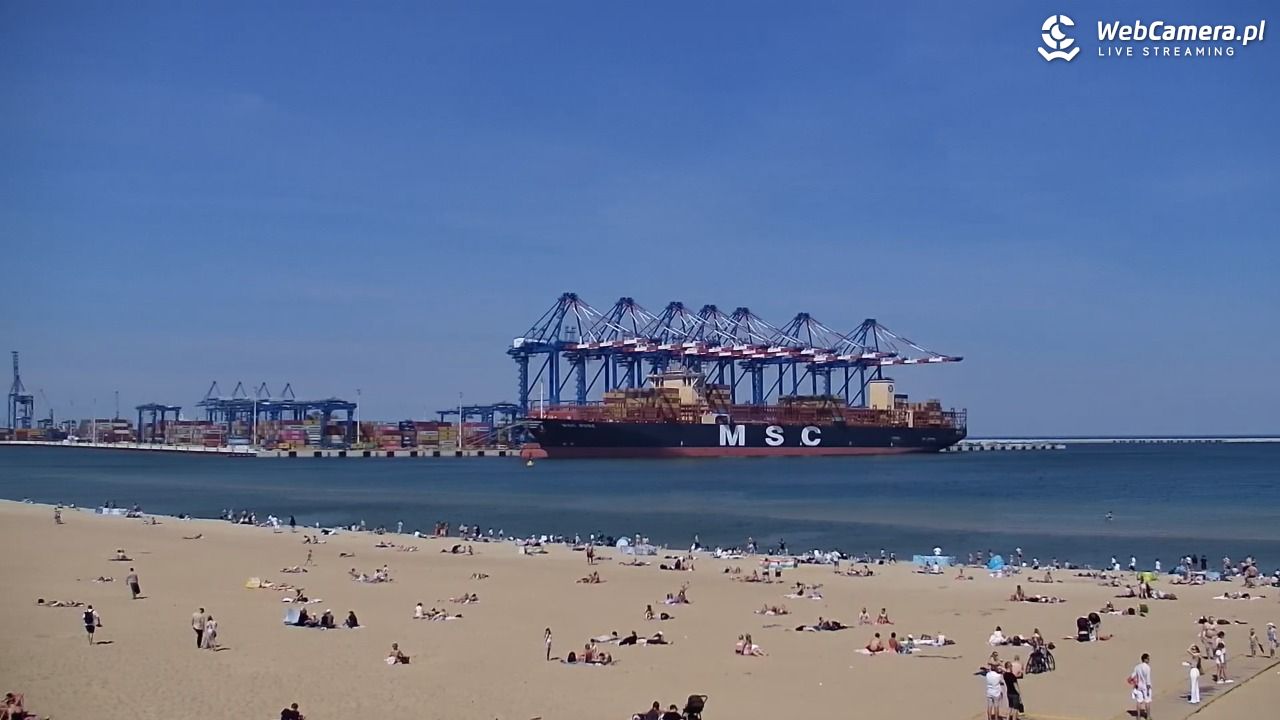 Gdańsk - widok na PLAŻĘ STOGI NOWOŚĆ - 03 maj 2026, 13:04
