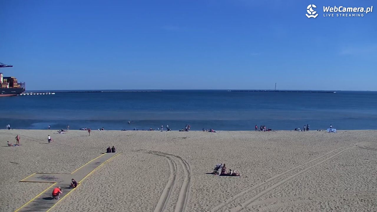 Gdańsk - widok na PLAŻĘ STOGI NOWOŚĆ - 03 maj 2026, 09:38