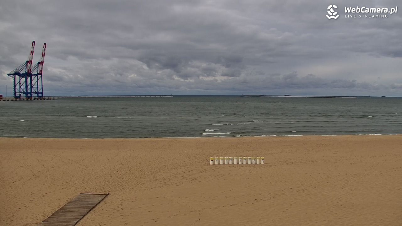 Gdańsk - widok na PLAŻĘ STOGI NOWOŚĆ - 15 maj 2025, 16:41