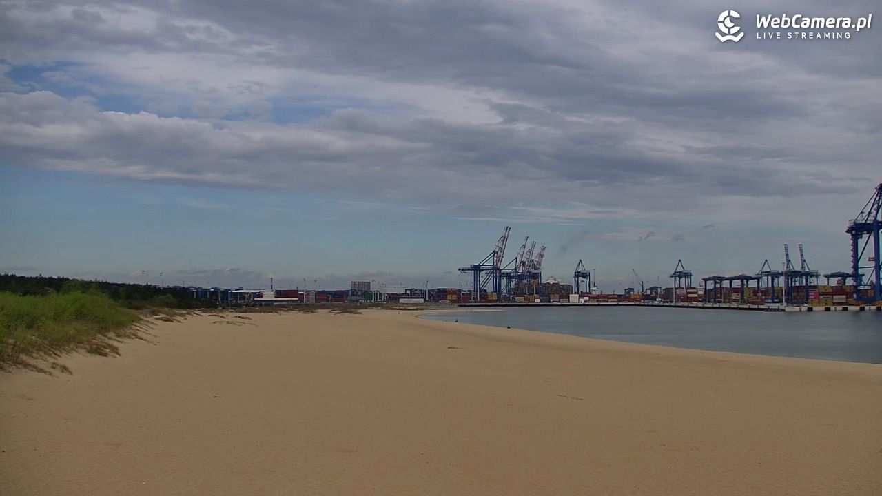 Gdańsk - widok na PLAŻĘ STOGI NOWOŚĆ - 04 maj 2026, 10:53