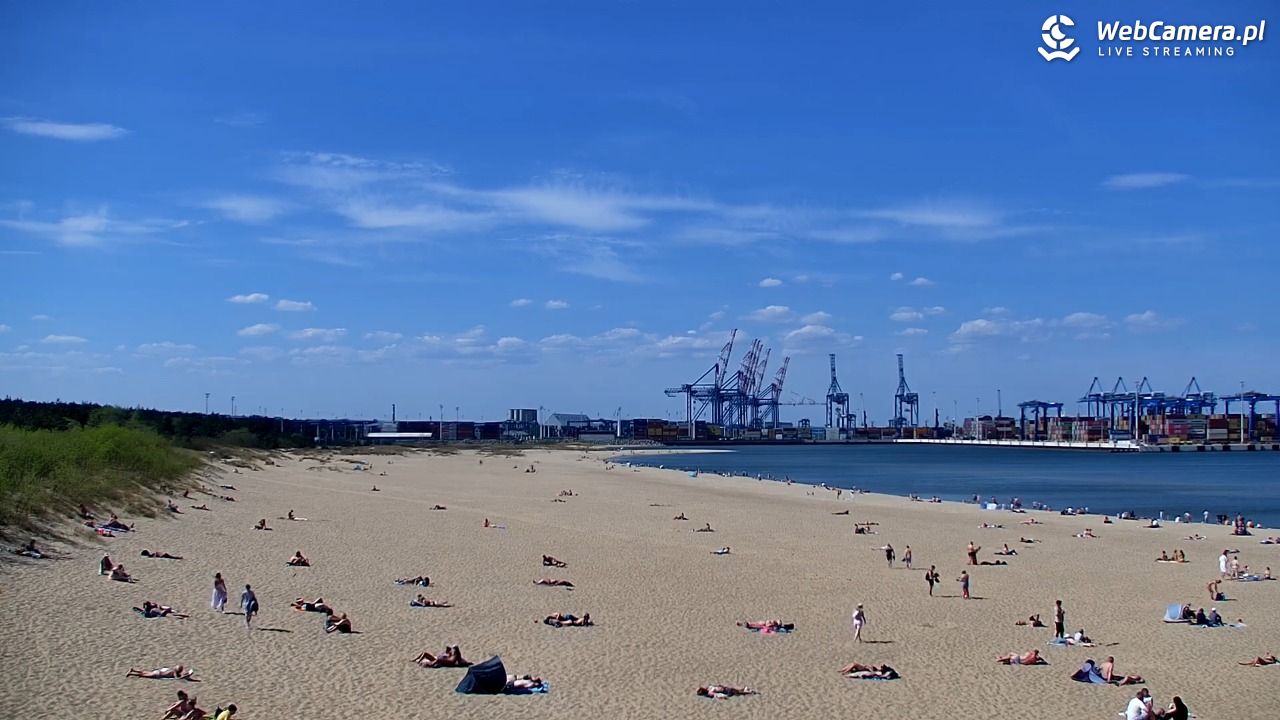 Gdańsk - widok na PLAŻĘ STOGI NOWOŚĆ - 03 maj 2026, 14:14