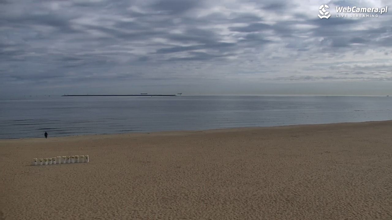 Gdańsk - widok na PLAŻĘ STOGI NOWOŚĆ - 13 maj 2025, 08:54