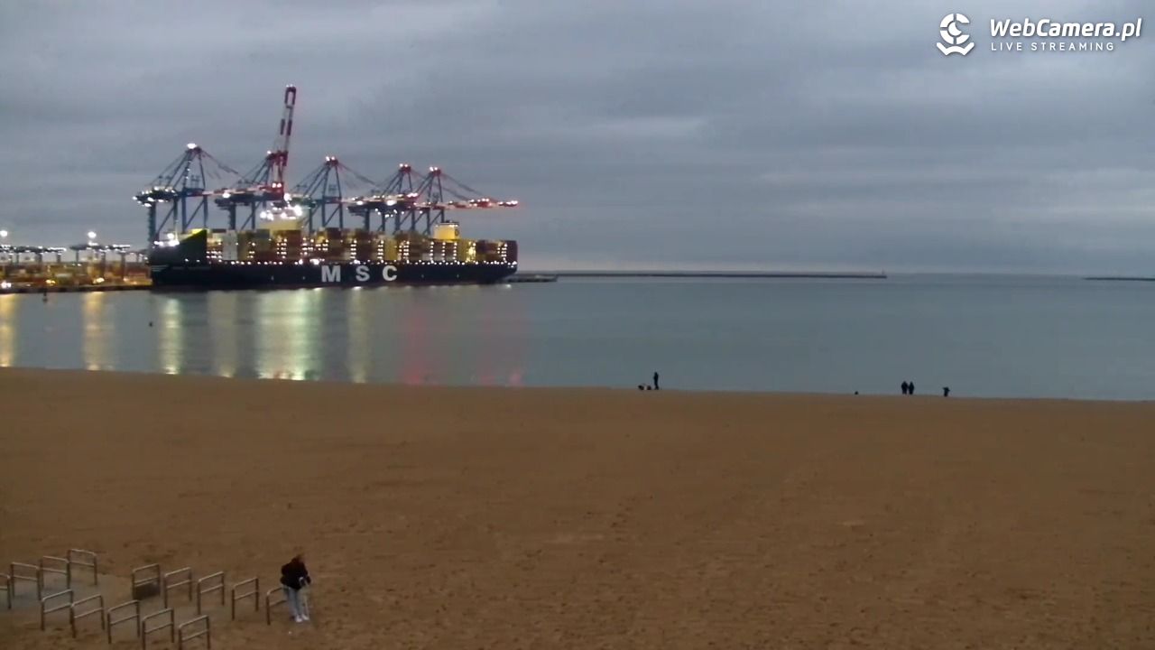 Gdańsk - widok na PLAŻĘ STOGI NOWOŚĆ - 10 grudzień 2025, 15:30