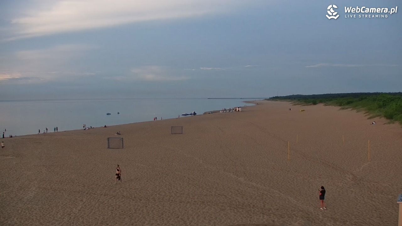 Gdańsk - widok na PLAŻĘ STOGI NOWOŚĆ - 21 czerwiec 2026, 20:36