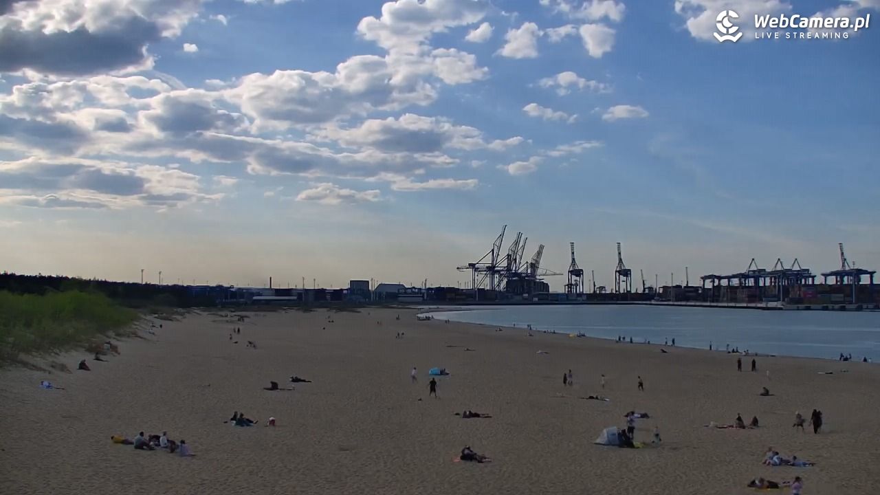 Gdańsk - widok na PLAŻĘ STOGI NOWOŚĆ - 03 maj 2026, 17:04