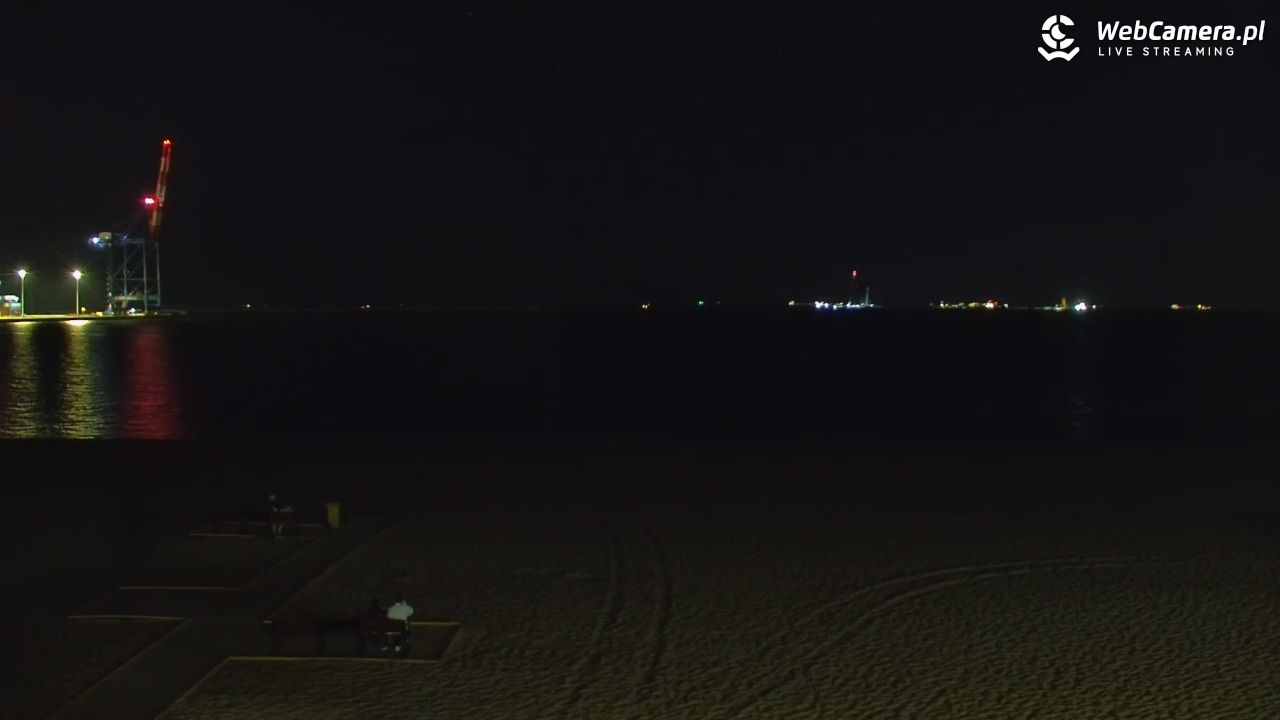 Gdańsk - widok na PLAŻĘ STOGI NOWOŚĆ - 28 wresień 2026, 20:10
