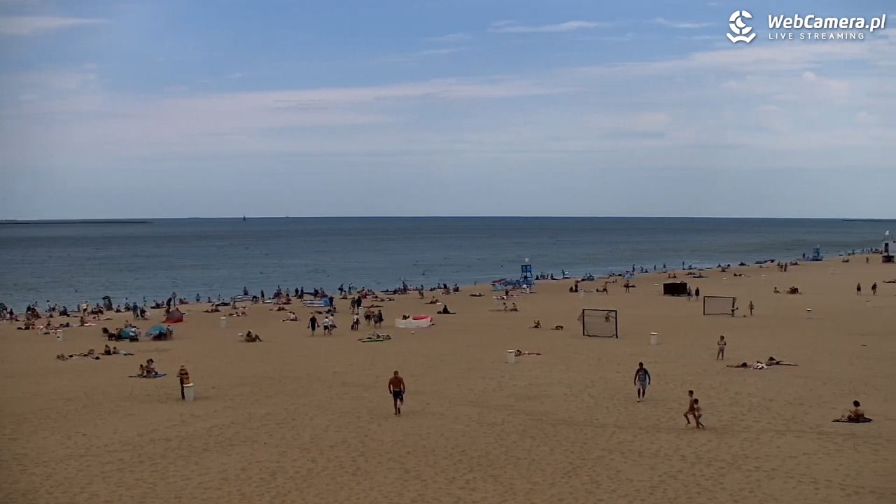 Gdańsk - widok na PLAŻĘ STOGI NOWOŚĆ - 03 lipiec 2025, 12:31