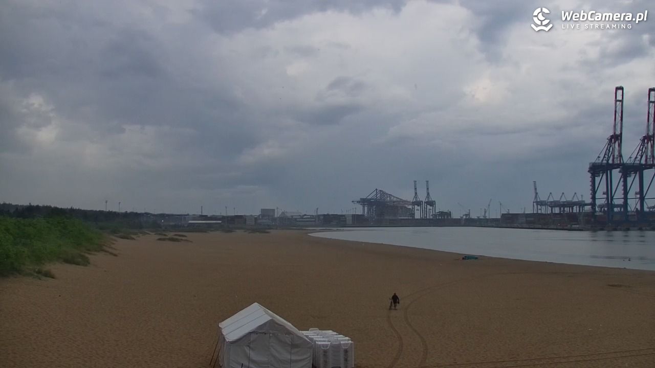 Gdańsk - widok na PLAŻĘ STOGI NOWOŚĆ - 21 czerwiec 2026, 18:13