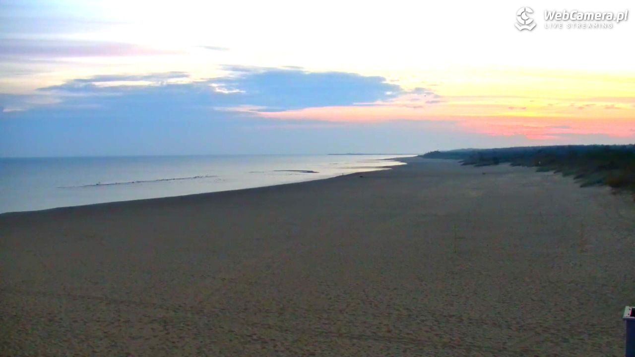 Gdańsk - widok na PLAŻĘ STOGI NOWOŚĆ - 22 październik 2025, 07:24