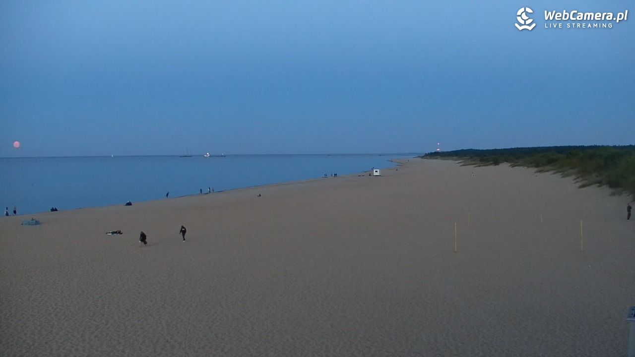 Gdańsk - widok na PLAŻĘ STOGI NOWOŚĆ - 28 wresień 2026, 18:41