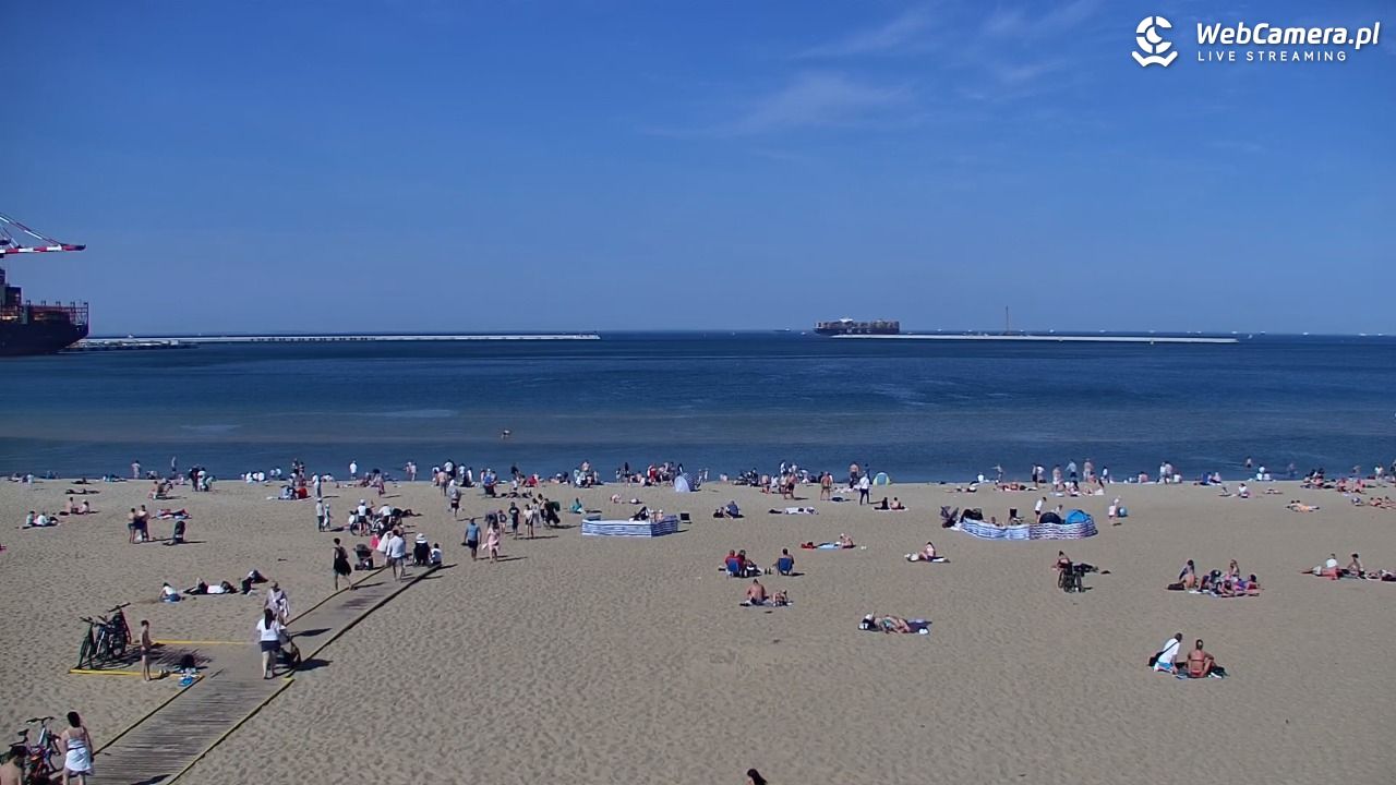 Gdańsk - widok na PLAŻĘ STOGI NOWOŚĆ - 03 maj 2026, 15:38