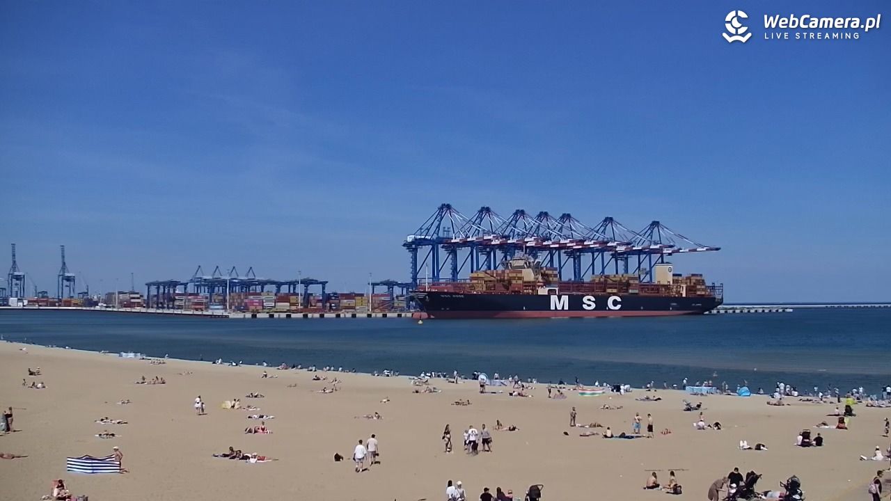 Gdańsk - widok na PLAŻĘ STOGI NOWOŚĆ - 03 maj 2026, 12:25