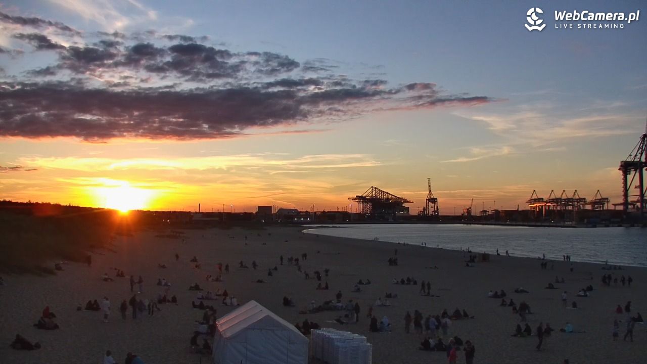 Gdańsk - widok na PLAŻĘ STOGI NOWOŚĆ - 12 sierpień 2026, 20:15