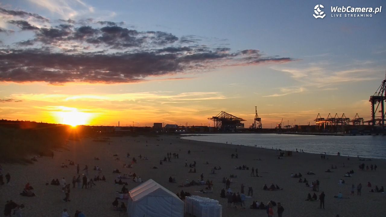 Gdańsk - widok na PLAŻĘ STOGI NOWOŚĆ - 12 sierpień 2026, 20:15