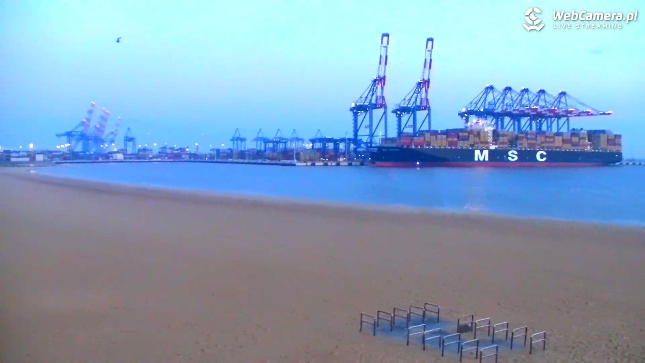 Gdańsk - widok na PLAŻĘ STOGI NOWOŚĆ - 22 październik 2025, 07:24