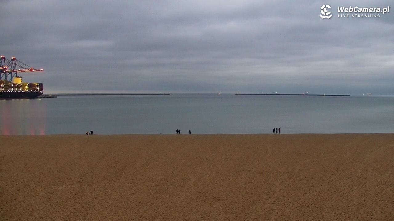 Gdańsk - widok na PLAŻĘ STOGI NOWOŚĆ - 10 grudzień 2025, 15:30