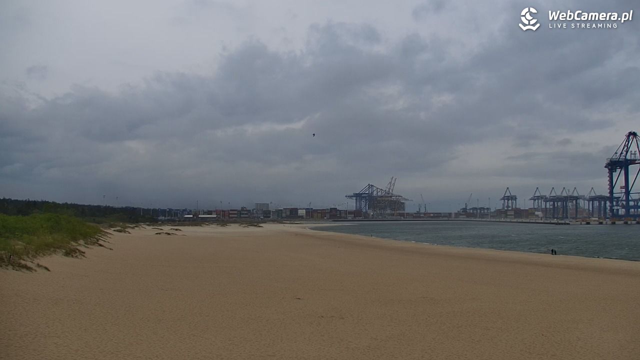 Gdańsk - widok na PLAŻĘ STOGI NOWOŚĆ - 14 maj 2025, 13:14